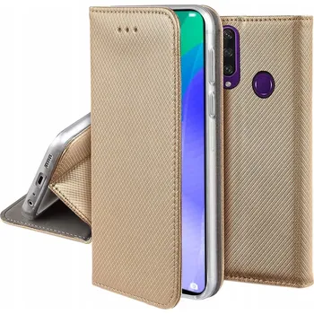 Pouzdro na mobilní telefon Pouzdro s klopou TelForceOne pro Huawei Y6P zlaté