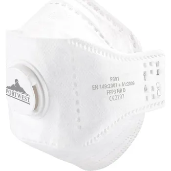 PORTWEST Eagle P391 respirátor skládací NR D, FFP3, s ventilkem