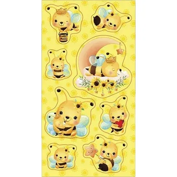 samolepka Samolepky NA ZDOBENÍ DOPISŮ Ozdobné Samolepky NA POHLEDNICE Samolepky Včely