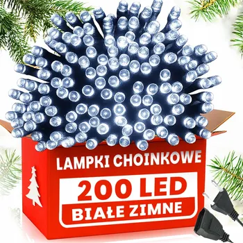 Vánoční dekorace Vánoční osvětlení na stromeček DoChoinki pro vnitřní i venkovní použití 12,7 m 101 - 200 světýlek