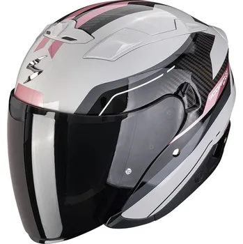 Helma na motorku Otevřená helma na motorku Scorpion EXO-230 Hipe šedo-růžová XS