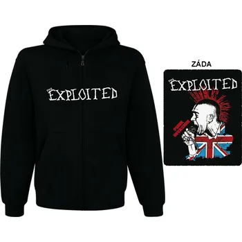 Pánská mikina Exploited - mikina s kapucí a zipem 2