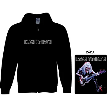 Pánská mikina Iron Maiden - mikina s kapucí a zipem 30