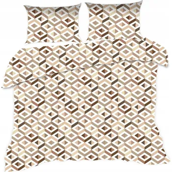 Povlečení Povlečení bavlněné 1760N béžové 0318 160x200 KARO