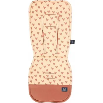 LA MILLOU Vložka do kočárku MULTI HEARTBEAT PINK