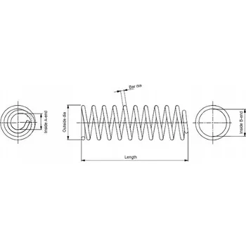 Monroe SP2243 Pružina zavěšení