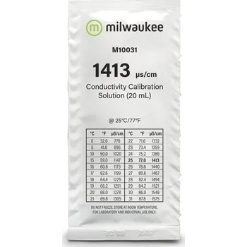 Příslušenství k měřicímu přístroji Milwaukee kalibrační roztok 1413 μS/cm