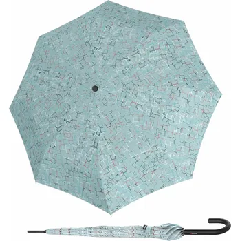 Deštník Knirps A.760 stick automatic cubes ice elegantní holový vystřelovací deštník vícebarevný 9677618669