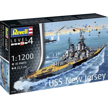 Plastikový model Revell USS New Jersey 1:1200