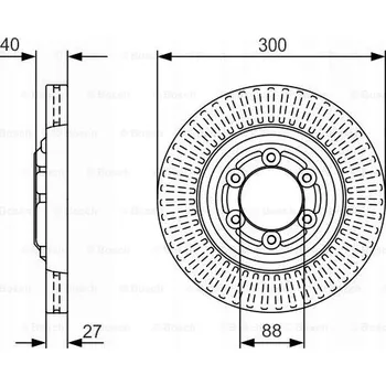 Brzdový kotouč Bosch 0 986 479 V29 Brzdový kotouč