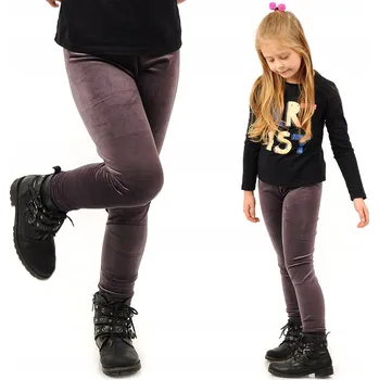 Dívčí legíny Dívčí legíny Velurové kalhoty Getry LAEMI Vřesová 158