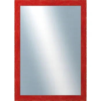 Zrcadlo DANTIK - Zrcadlo v rámu 50x70 | RETRO červená