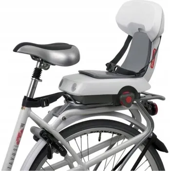 cyklosedačka Zadní dětská sedačka na kolo Polisport Guppy Junior šedá