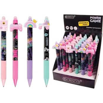 Sada PROPISOVAČEK Školní výbava Propiska Smazatelná Power Game 36 Ks