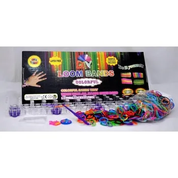 kreativní sada Sada Loom Bands Gumičky na Náramky 600 ks
