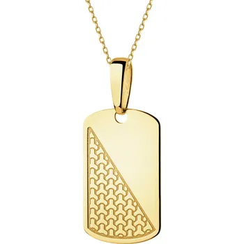 Přívěsek Zlatý přívěsek - destička - AP541-5123