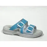 SANTÉ N/517/55/087/016/BP tyrkysová dámský pantofel Barva: Tyrkysová, Velikost: 42, Stélka: Anatomicky tvarovaná