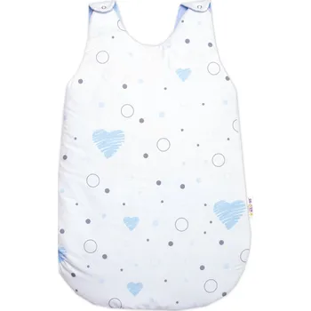 Spací pytel pro miminko Spací vak bavlna, I love Boy Baby Nellys, modrá/bílá