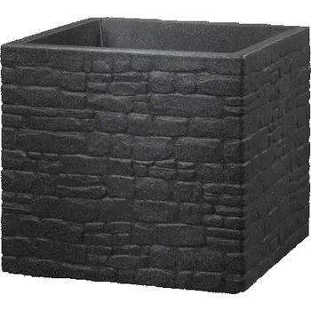 Hrnec Hrnec Scheurich Stony Black, plast, O 29 cm