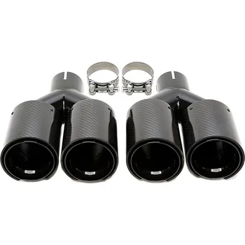 Koncovka výfuku TA Technix koncovky pro BMW 4 (G22/G26, od 2020) v provedení černá/černý lesk (karbon)