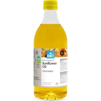 Rostlinný olej BEWIT Slunečnicový olej deodorizovaný HIGH OLEIC , BIO - 1 L