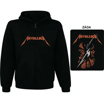 Pánská mikina Metallica - mikina s kapucí a zipem 4