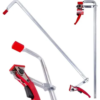 Truhlářská svěrka Svěrka rychloupínací ráčnová, typu F, 800 x 120 mm, kovaná GEKO 2.400 Kg HOBY Sklad3 T00591 (2.400 Kg HOBY Sklad3 T00591)