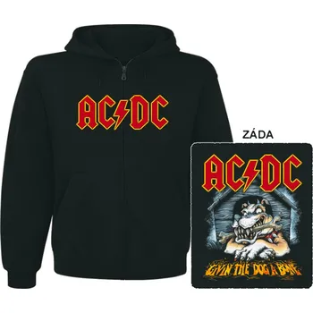 Pánská mikina AC/DC - mikina s kapucí a zipem 1