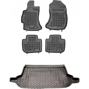 autokoberec Sada koberců a rohože do zavazadlového prostoru pro Subaru FORESTER IV 2012-