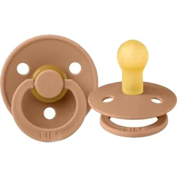 dudlíky Kaučukový dudlík BIBS, 0-6 m, sv. hnědý