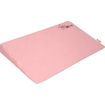 klín do postýlky Zvýšená poloha/klín - růžový