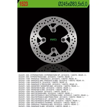 Brzdový kotouč NG BRZDOVÝ KOTOUČ ZADNÍ DUCATI MULTISTRADA 1200 10
