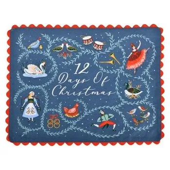 prostírání Látkové prostírání 12 Days Of Christmas