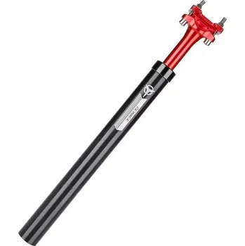 Sedlovka Odpružená sedlovka s nastavitelnou výškou, hliníková Gewage 27,2 mm / 400 mm