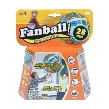 Dětský míč Fanball nafukovací balonová míč k vybarvování, oranžová