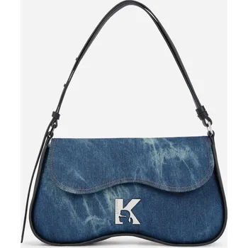 Kabelka KABELKA KARL LAGERFELD JEANS KLJ SUNGLASSES SHB W/FLAP DNM TINTED VISUAL WASHED BLUE