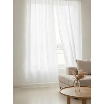 Sinsay - Záclona na pásce - bílá - 808FB-00X - 808FB-00X-ONE