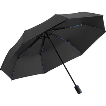 Fare Skládací deštník FA5084 Black-Euro Blue 98 cm