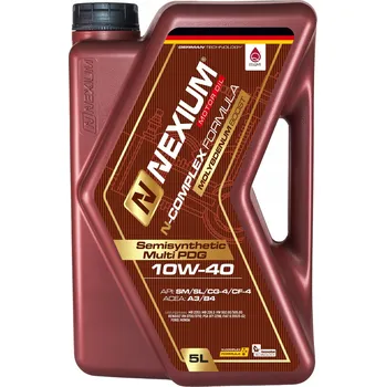 Motorový olej MOTOROVÝ OLEJ NEXIUM 10W40 A3/B4 SM 5L S MOLYBDENEM