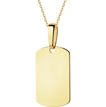 Přívěsek Zlatý přívěsek - destička - AP541-5117