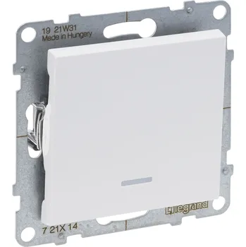 vypínač SUNO 721114 spínač číslo 1 16A signálkou bílá LEGRAND