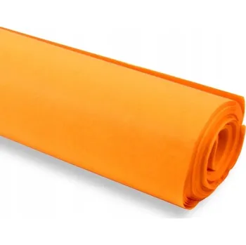 Papír ORANŽOVÁ KREPOVÝ PAPÍR PAPÍR HEDVÁBNÝ HLADKÝ 50x70 30KS