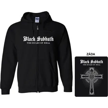 Pánská mikina Black Sabbath - mikina s kapucí a zipem 9
