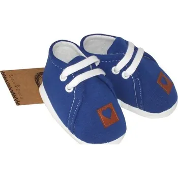 Z&Z Jarní kojenecké botičky, capáčky - tmavě modré, 68/80