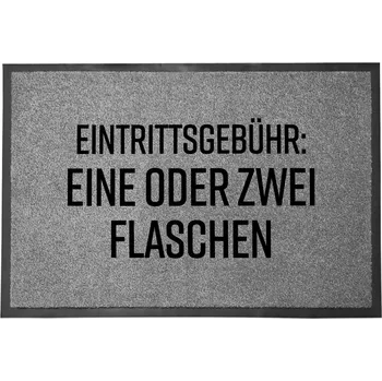 Hotová gumová kokosová rohožka 40 x 60 cm