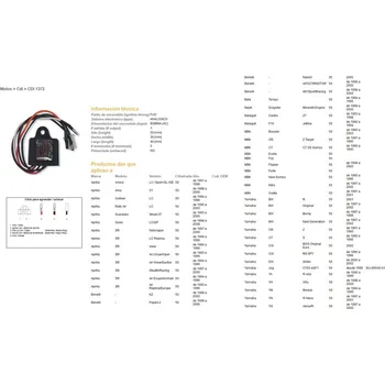 Startér DZE jednotka zapalování CDI APRILIA 50; BENELLI 50; BMK 50; YAMAHA 50 (DZE jednotka zapalování CDI APRILIA 50; BENELLI 50; BMK 50; YAMAHA 50)