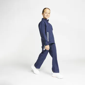 INESIS Dětská golfová nepromokavá bunda RW500 7 LET MODRÁ