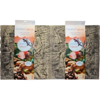 Dekorace do akvária CeramicNature Slimline Rock Colorado Brown 50x55cm