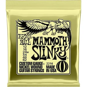 Strunný nástroj Struny pro Elektrickou Kytaru - Ernie Ball 2214 Mammoth Slinky 12-62
