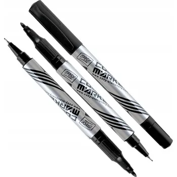 POPISOVAČ CD oboustranný černý fix 12 Kusů Školní FIXY